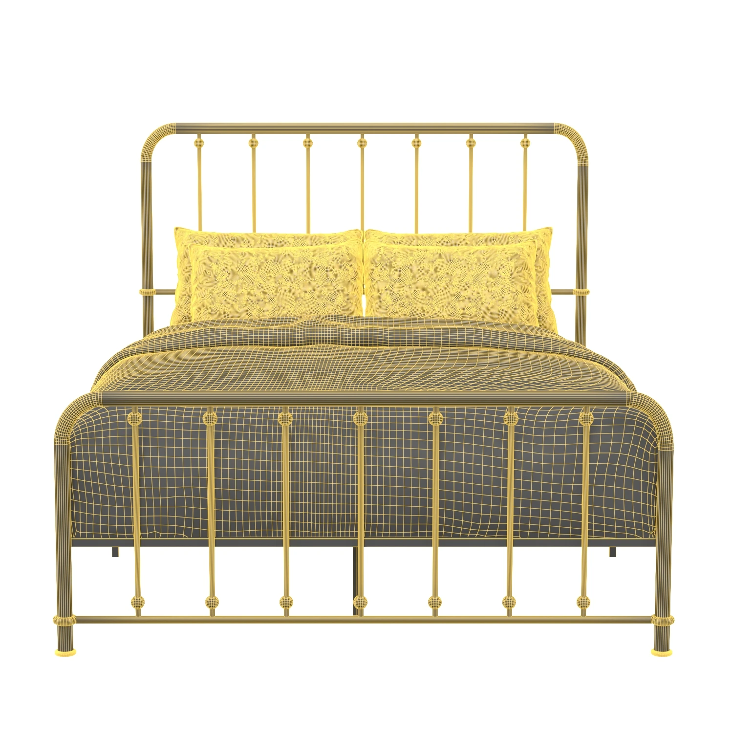 Homelegance Bed Collection 01 3D Model_08